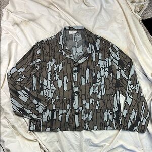 True Vintage 1970s Trebark Camouflage Chore Coat, Made in USA